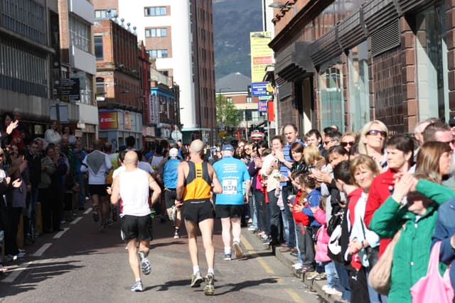 road race — a road race, not this one